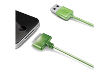 Cable usb carga cargador datos Color Verde para iPhone Ipod Ipad 3 3G 3GS 4 4S ARREGLATELO - 6
