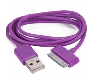 Câble iPhone 4 / 4S - Couleur violette ARREGLATELO - 1