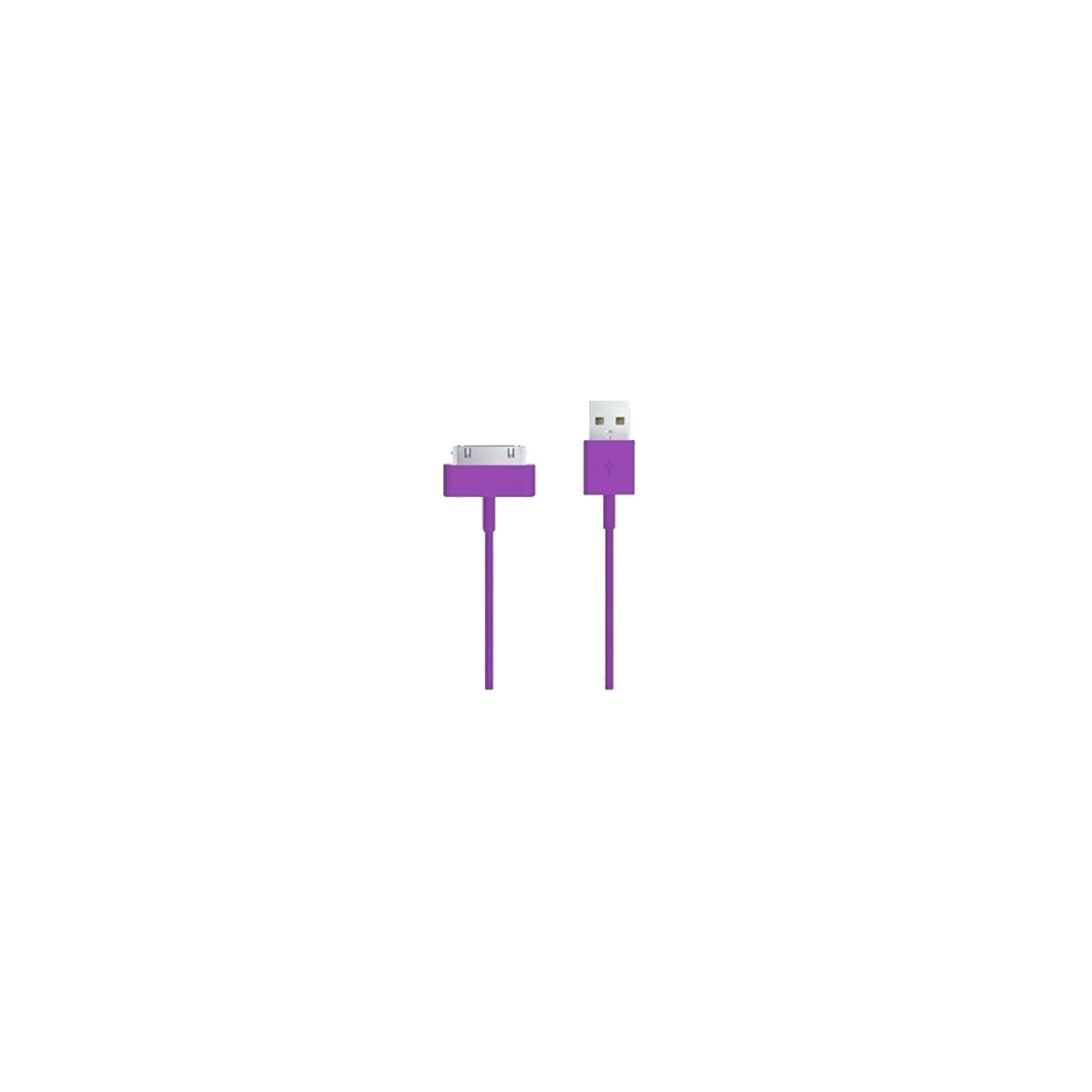 Cable usb carga cargador datos Color Morado para iPhone Ipod Ipad...