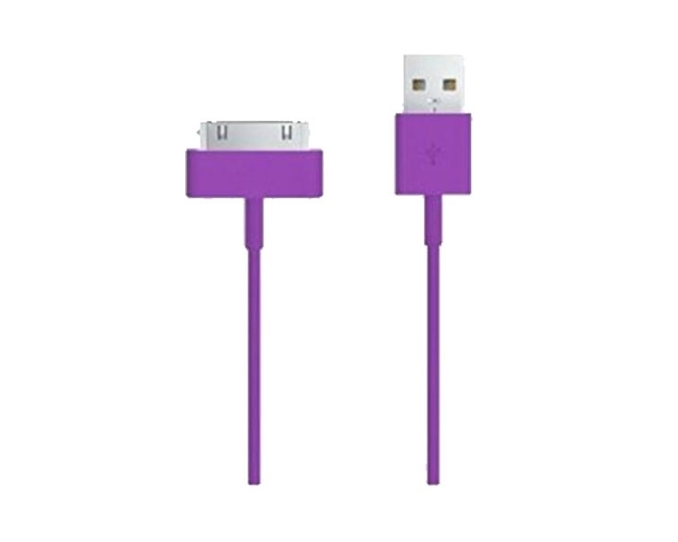 Câble iPhone 4 / 4S - Couleur violette ARREGLATELO - 3