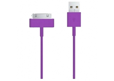 Cable usb carga cargador datos Color Morado para iPhone Ipod Ipad 3 3G 3GS 4 4S ARREGLATELO - 3
