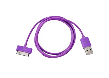 Câble iPhone 4 / 4S - Couleur violette ARREGLATELO - 5