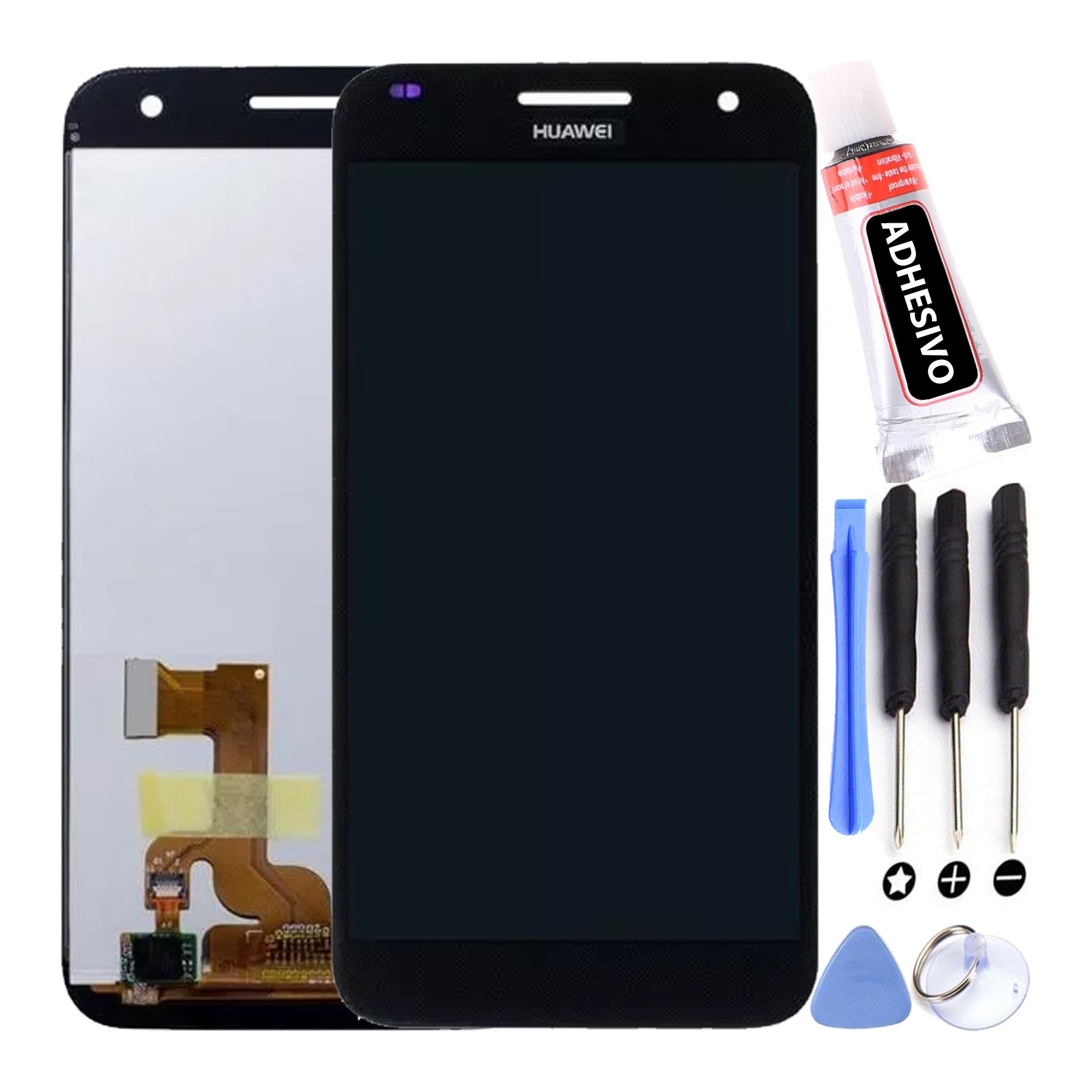 Kit Reparación Pantalla Para Huawei Ascend G7 Ul20 L01 Hd-B Negra