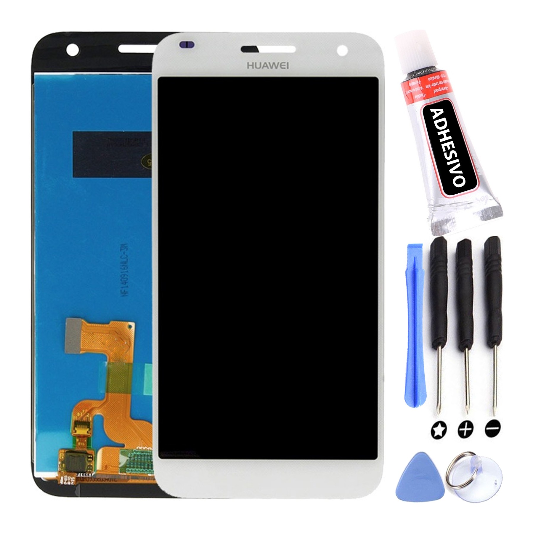 Kit Reparación Pantalla Para Huawei Ascend G7 Blanca Ul20 L01, HD-C
