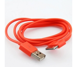 Cable usb carga cargador datos Color Rojo para iPhone Ipod Ipad 3 3G 3GS 4 4S ARREGLATELO - 5