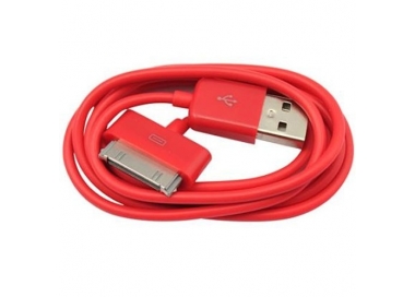 Cable usb carga cargador datos Color Rojo para iPhone Ipod Ipad 3 3G 3GS 4 4S ARREGLATELO - 6