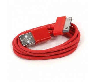 Cable usb carga cargador datos Color Rojo para iPhone Ipod Ipad 3 3G 3GS 4 4S ARREGLATELO - 7