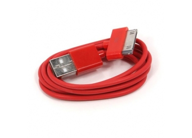 Cable usb carga cargador datos Color Rojo para iPhone Ipod Ipad 3 3G 3GS 4 4S ARREGLATELO - 7