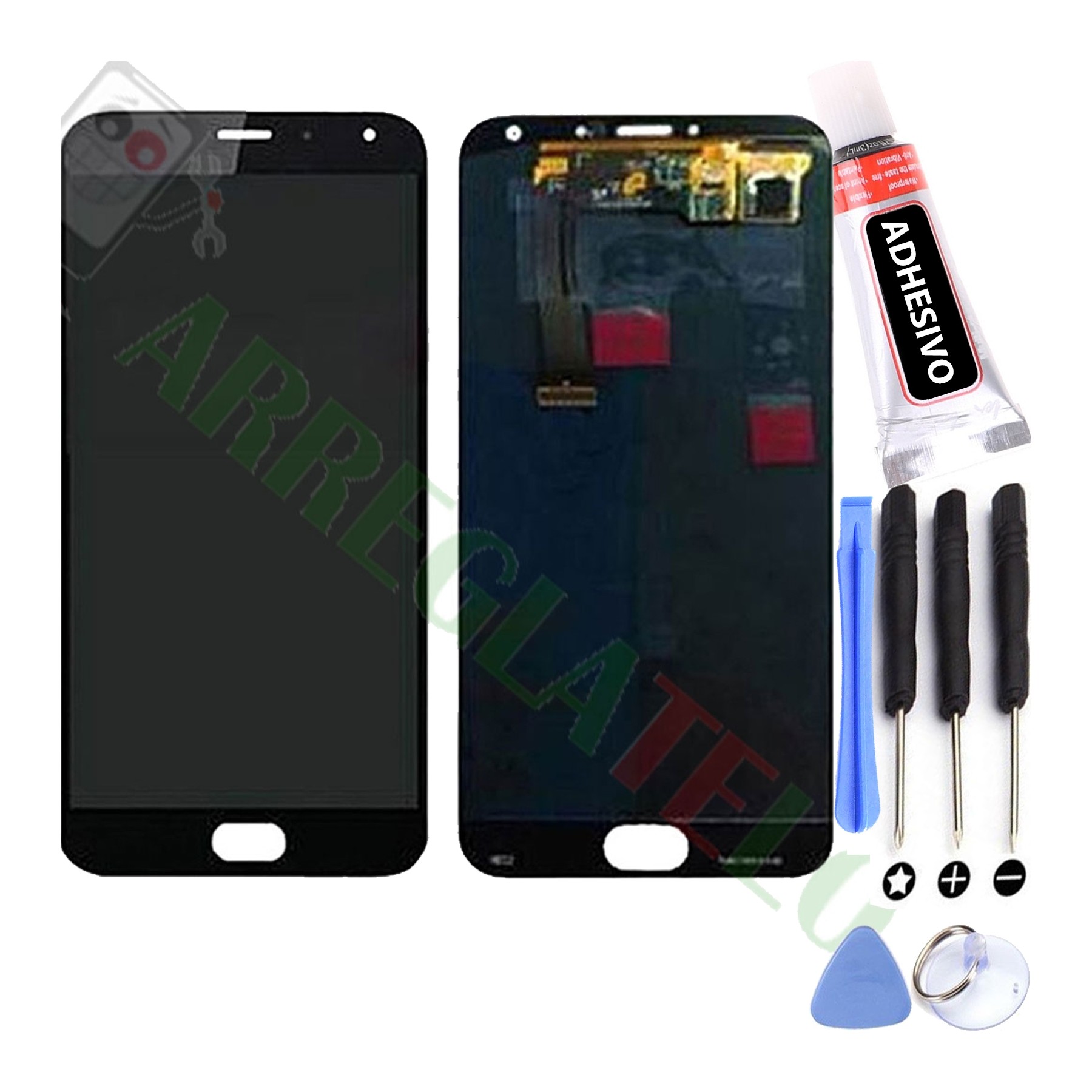 Kit Reparación Pantalla para Meizu Mx5 Mx 5 Negra