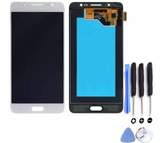 Kit Reparación Pantalla Original Para Samsung Galaxy J5 2016 J510F Blanca