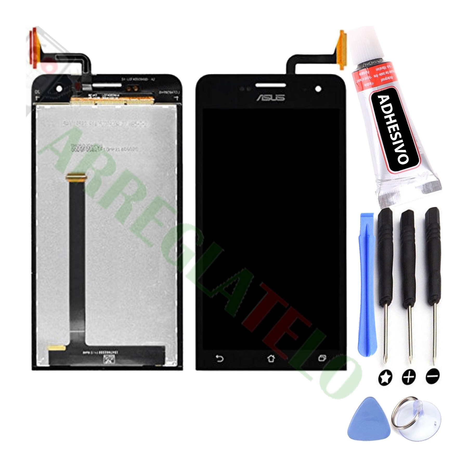Kit Reparación Pantalla para Asus Zenfone 5 A500Cg A501Cg Negra