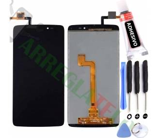Display For Alcatel One Touch Idol 3, Color Black