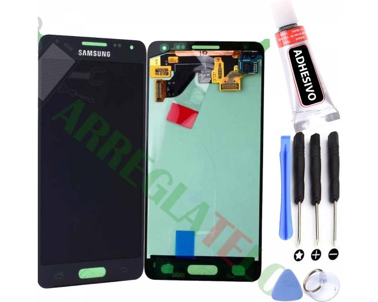 Kit Reparación Pantalla Original Para Samsung Galaxy Alpha G850F Negra