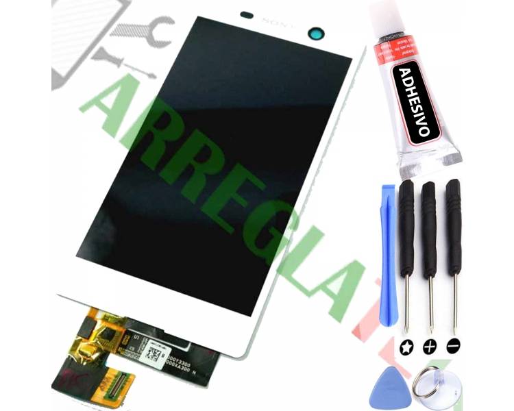 Display For Sony Xperia M5, Color White