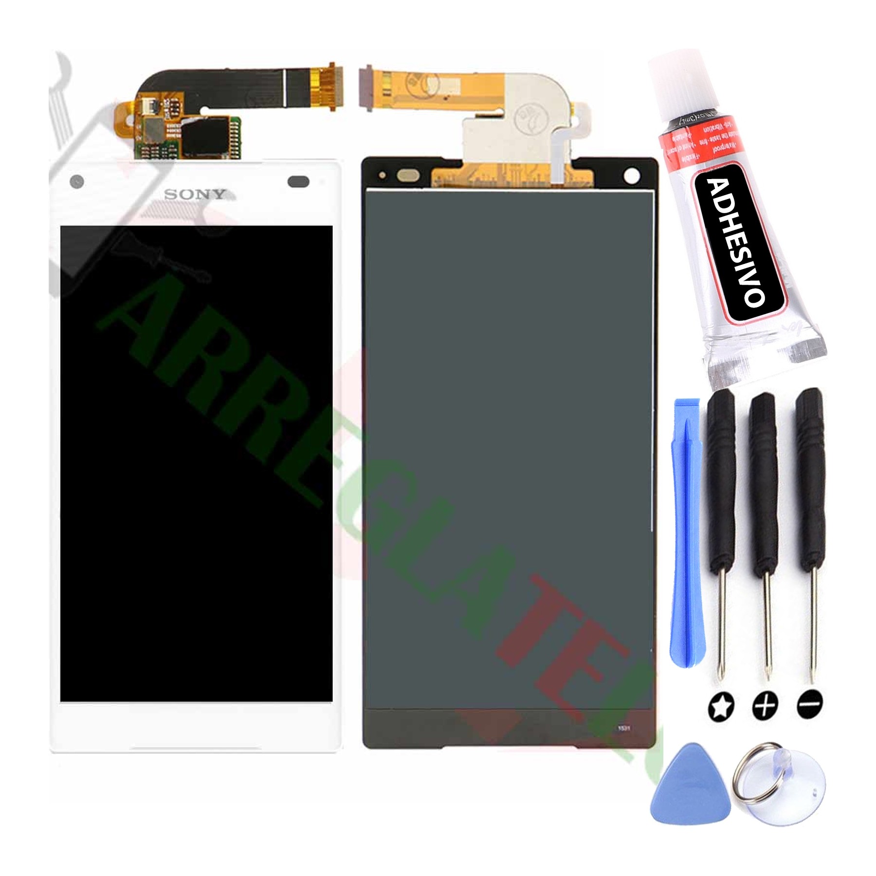 Kit Reparación Pantalla para Sony Xperia Z5 Compact Mini E5823 E5803 Blanca