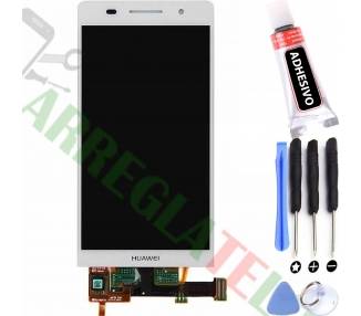 Display For Huawei Ascend P6, Color White