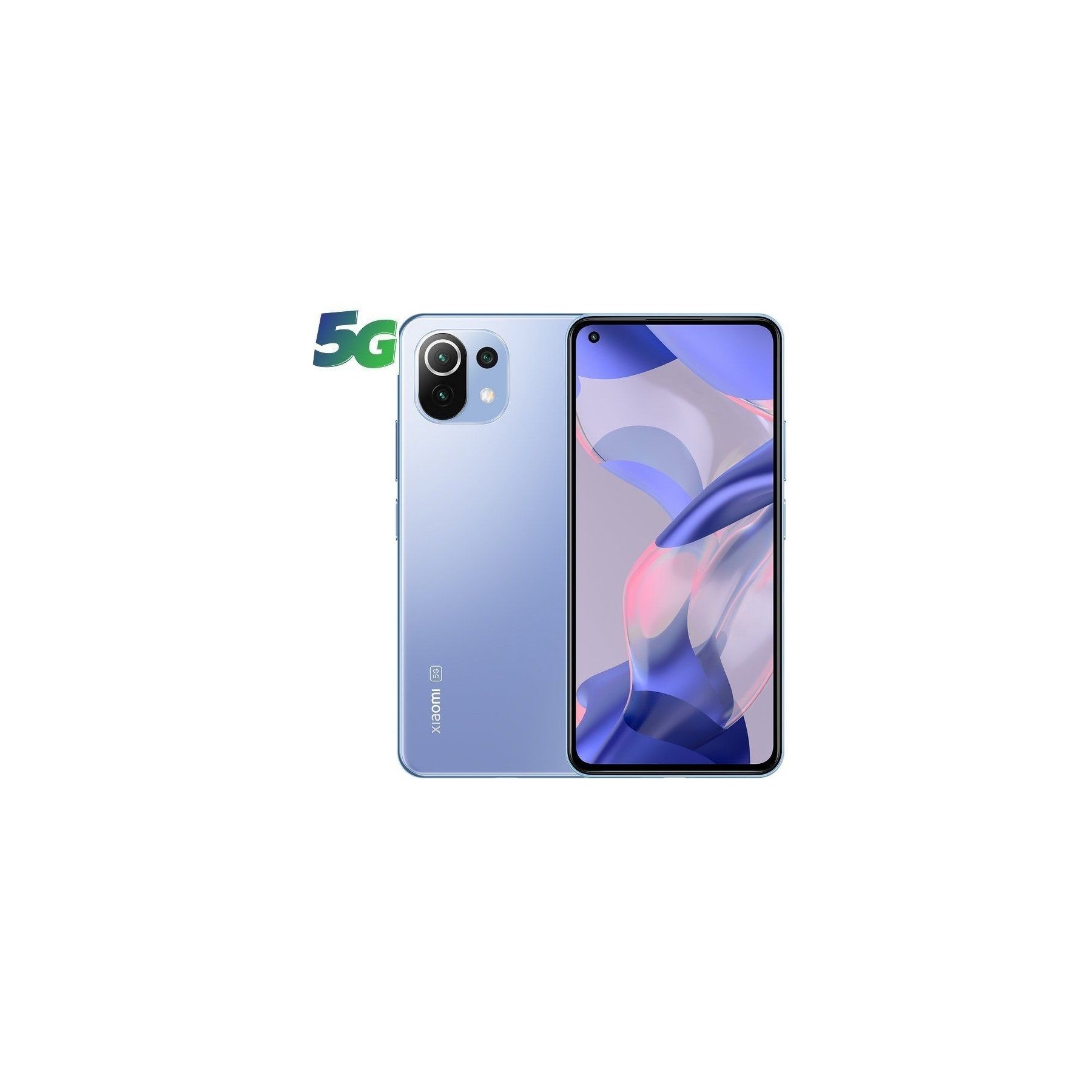 Smartphone xiaomi 11 lite ne 6gb/ 128gb/ 6.55'/ 5g/ azul chicle