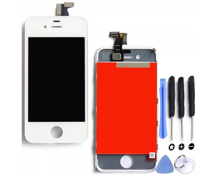 Kit Reparación Pantalla para iPhone 4 4G Blanca
