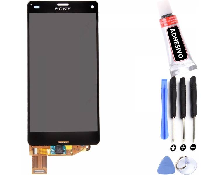 Kit Reparación Pantalla para Sony Xperia Z3 Compact Mini D5803 D5833 Negra