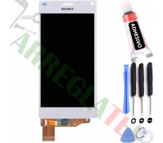 Kit Reparación Pantalla para Sony Xperia Z3 Compact Mini D5803 D5833 Blanca