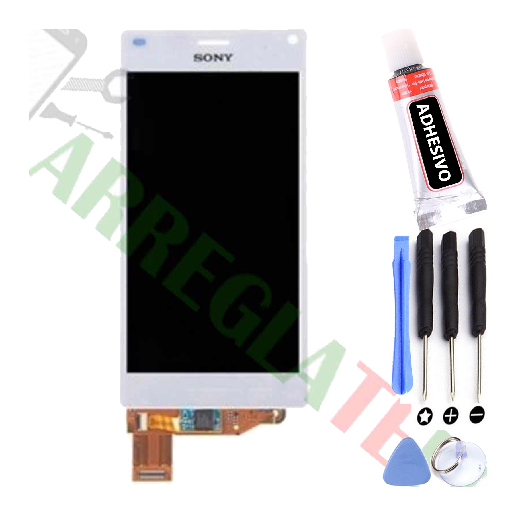Kit Reparación Pantalla para Sony Xperia Z3 Compact Mini D5803 D5833 Blanca
