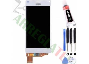 Display For Sony Xperia Z3 Compact, Color White ARREGLATELO - 1