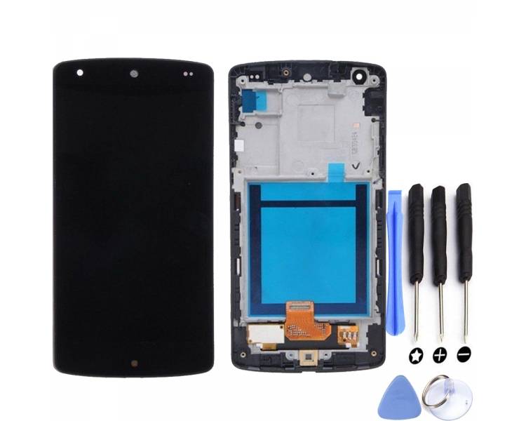 Kit Reparación Pantalla Para Lg Nexus 5 D820 D821 Con Marco Negra