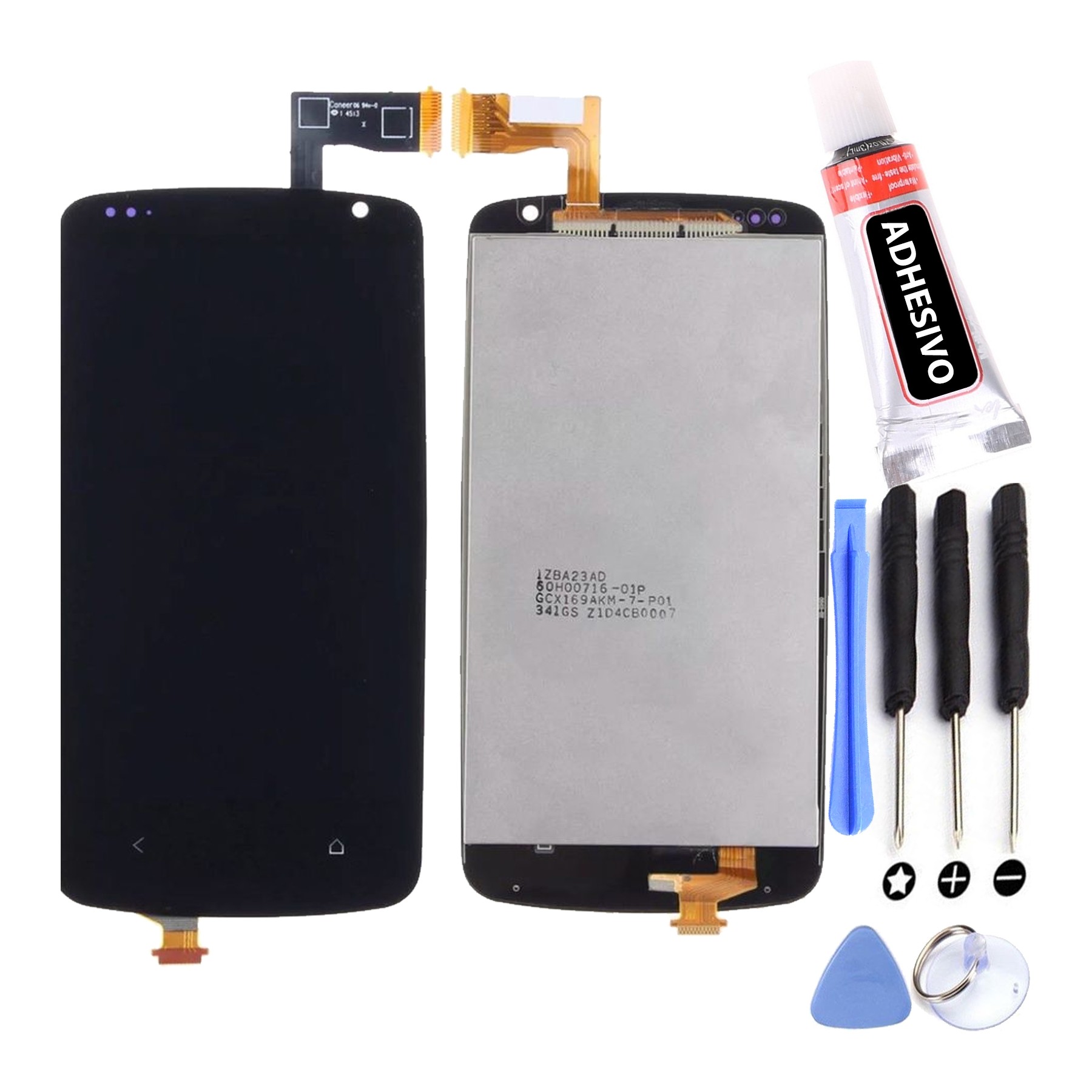 Kit Reparación Pantalla Original Para Htc Desire 500 Negra