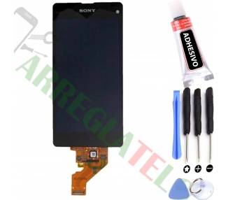 Kit Reparación Pantalla para Sony Xperia Z1 Compact Mini D5503 Negra