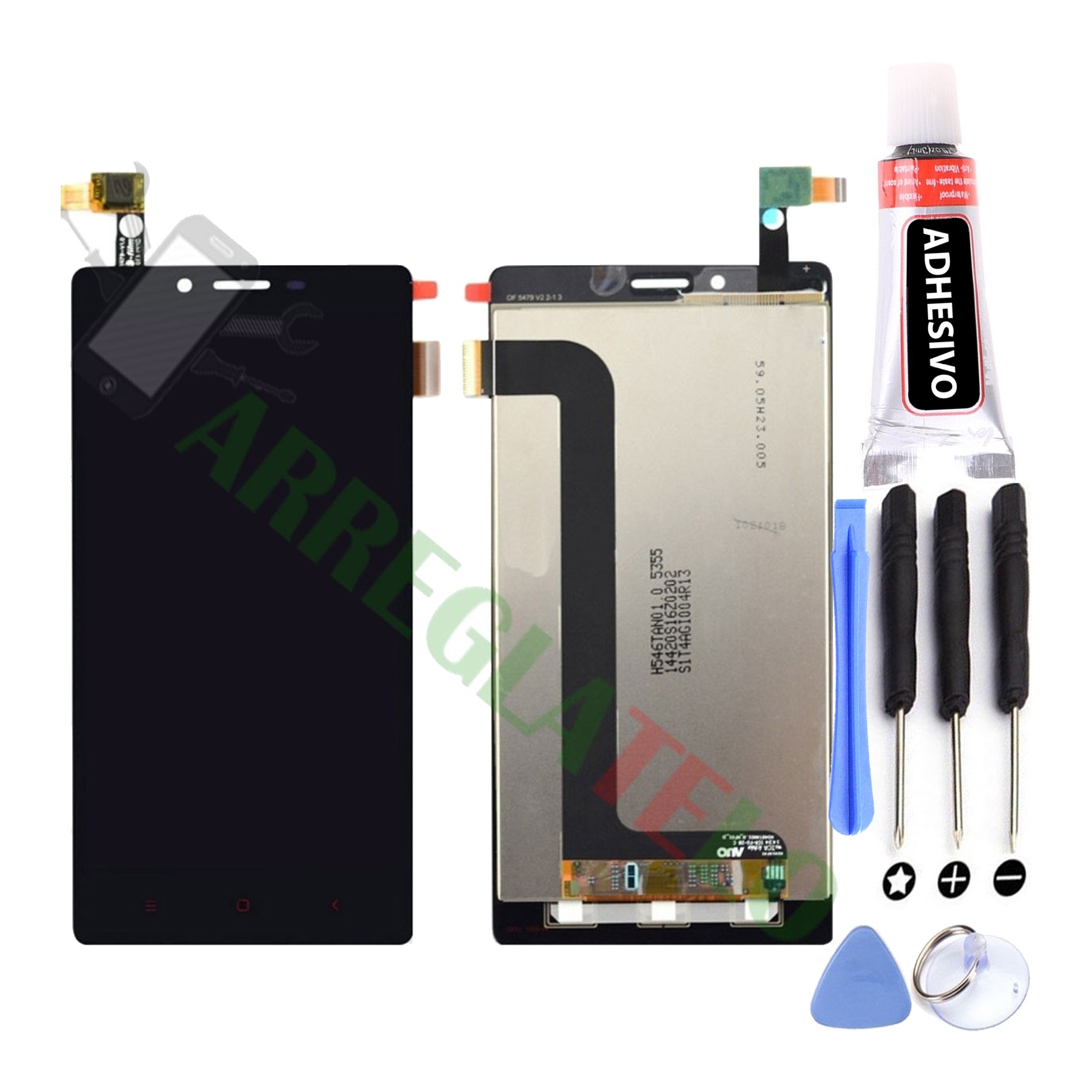 Kit Reparación Pantalla para Xiaomi Redmi Note 4G Note 3G 1S Negra