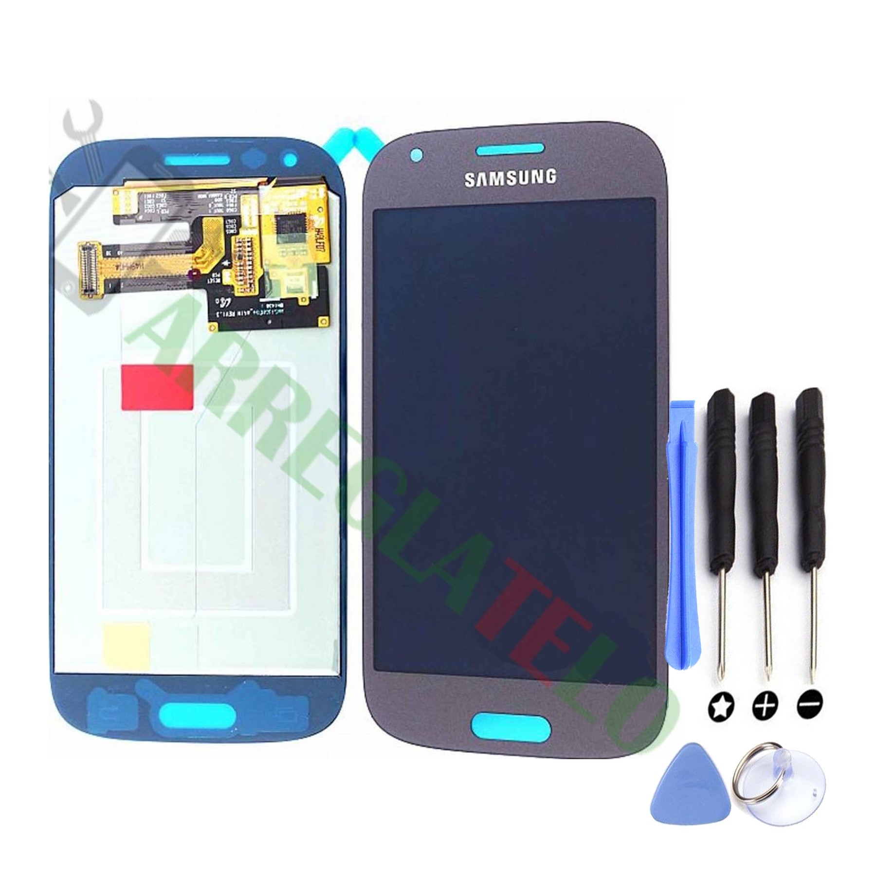 Kit Reparación Pantalla para Samsung Galaxy Ace 4 Negra Azul