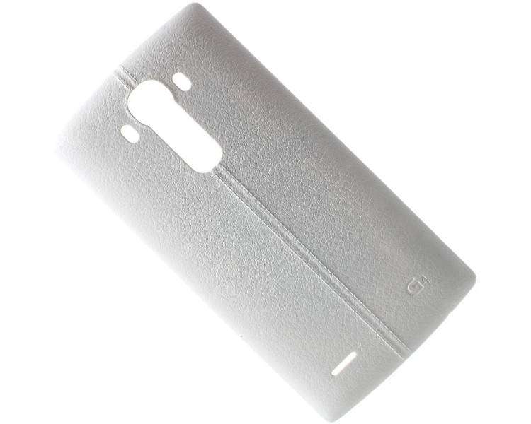 Back Cover for LG G4 | Color White | Leather Effect