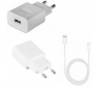 Huawei HW-059200EHQ + Type C Cable - Color White  - 1