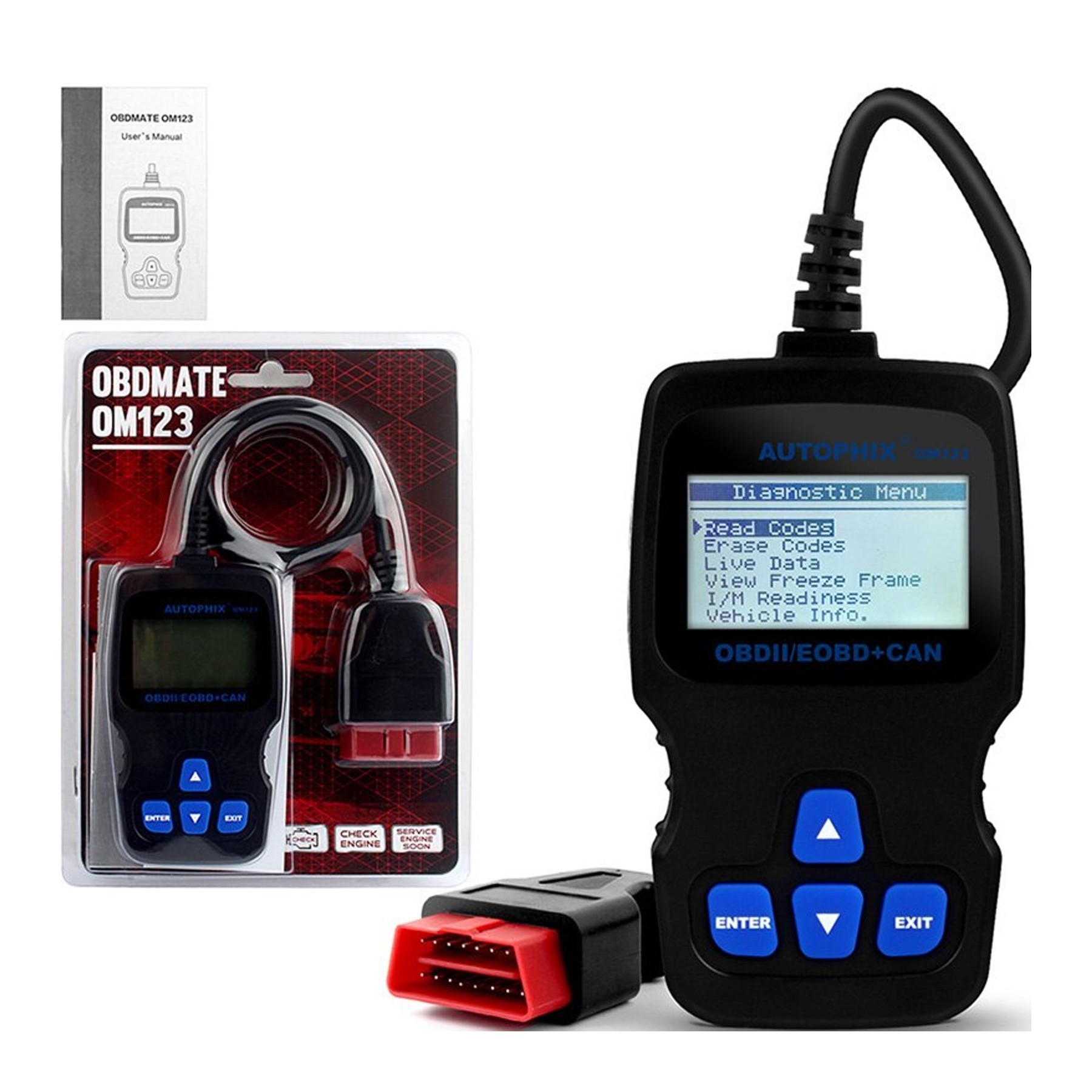 Equipo De Diagnosis Rapido Profesional Para Taller Om123 Obdmate