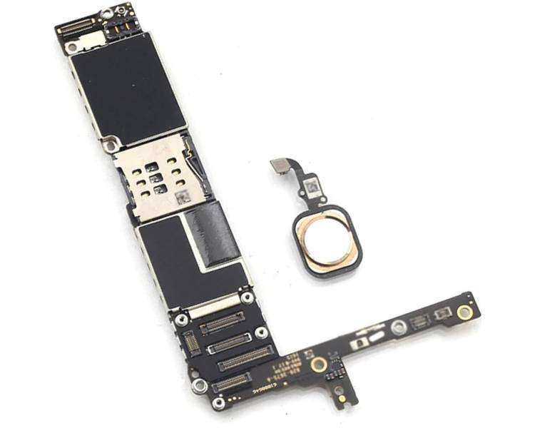 Motherboard for iPhone 6 Plus with Touch iD 16GB Unlocked | Gold Button