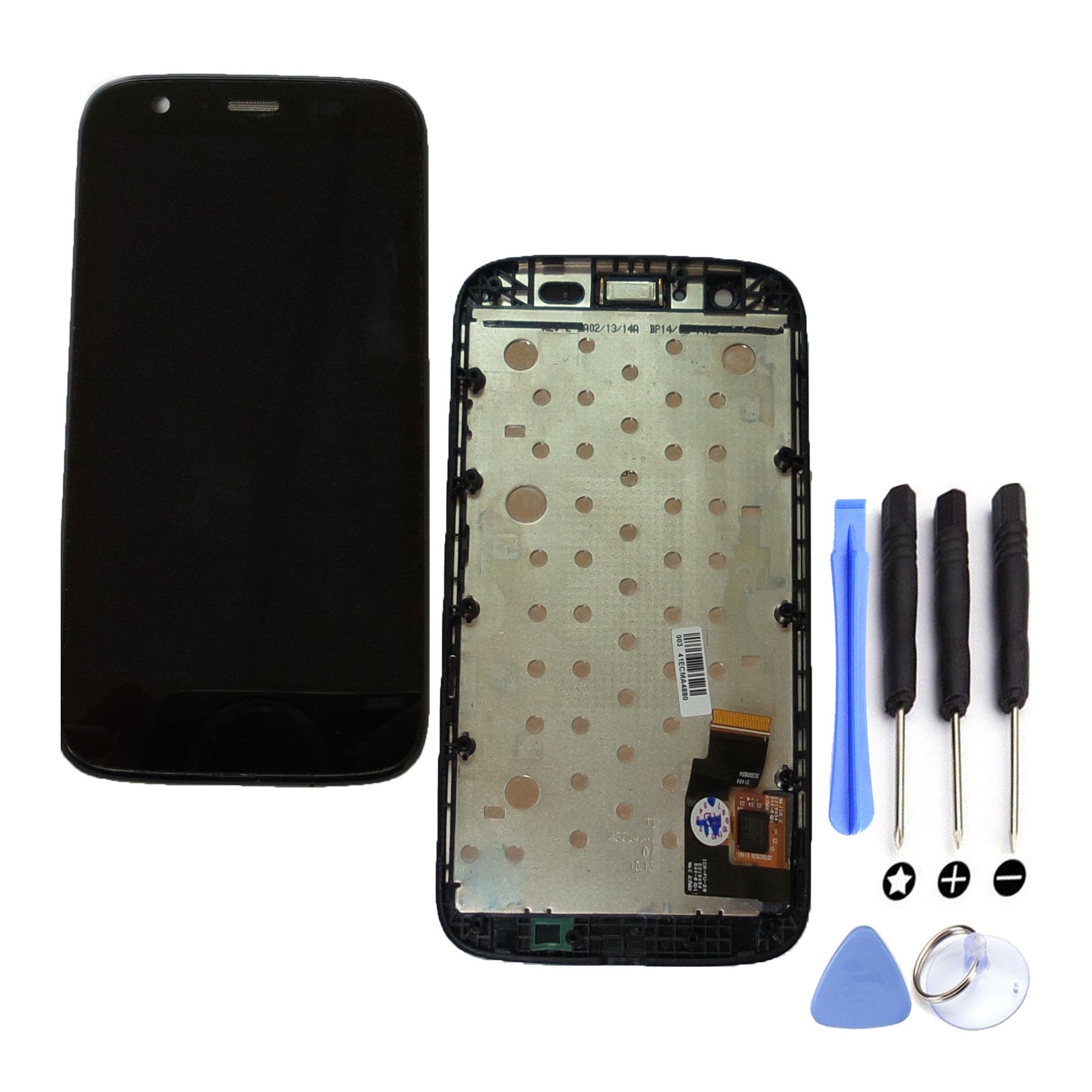 Kit Reparación Pantalla para Motorola Moto G Con Marco Negra