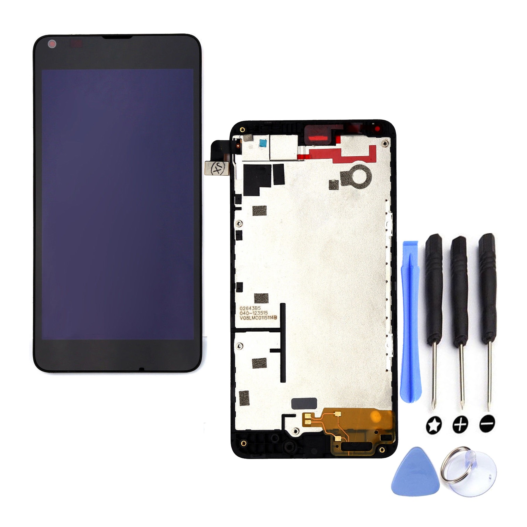 Kit Reparación Pantalla para Nokia 640 Negra