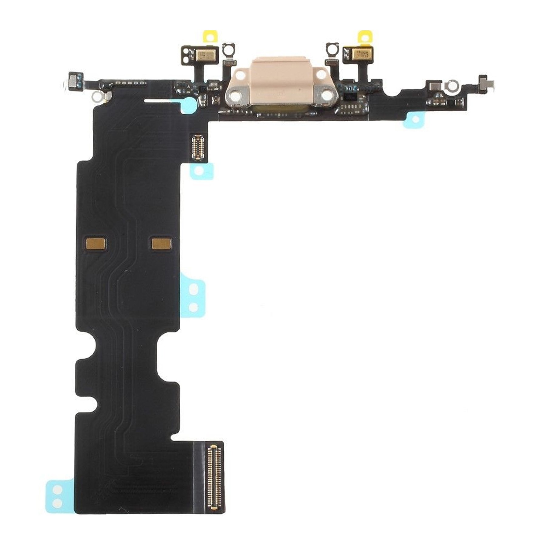 Flex de Carga con Microfono & Antena para iPhone 8 & SE 2020 Dorado