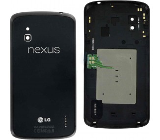 Chasis Con Tapa Trasera Y Nfc Para Lg Nexus 4 Negro