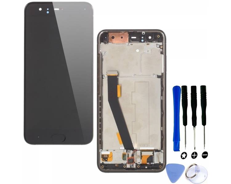 Kit Reparación Pantalla Para Xiaomi Mi 6, Mi6, Con Marco Negra