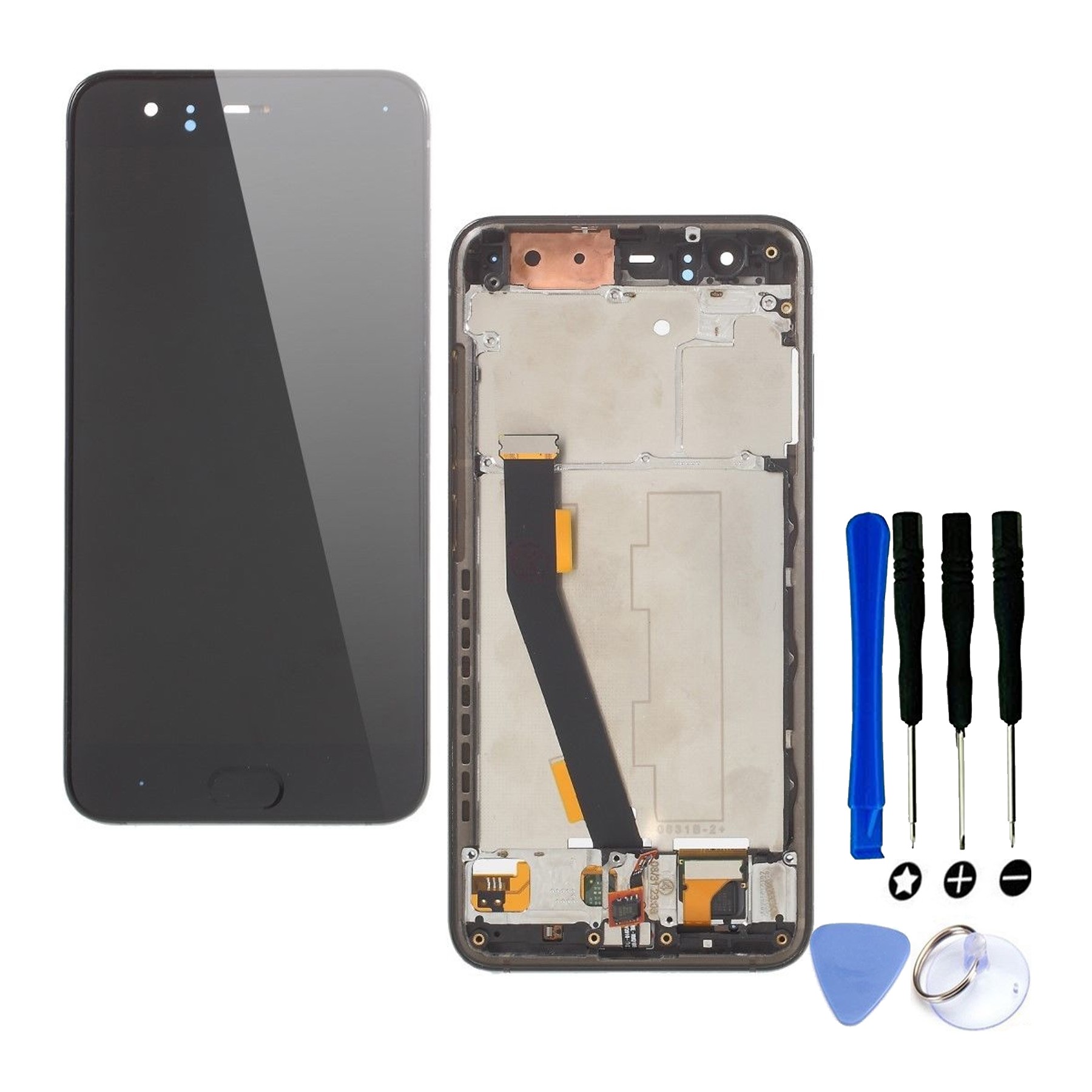 Kit Reparación Pantalla Para Xiaomi Mi 6, Mi6, Con Marco Negra