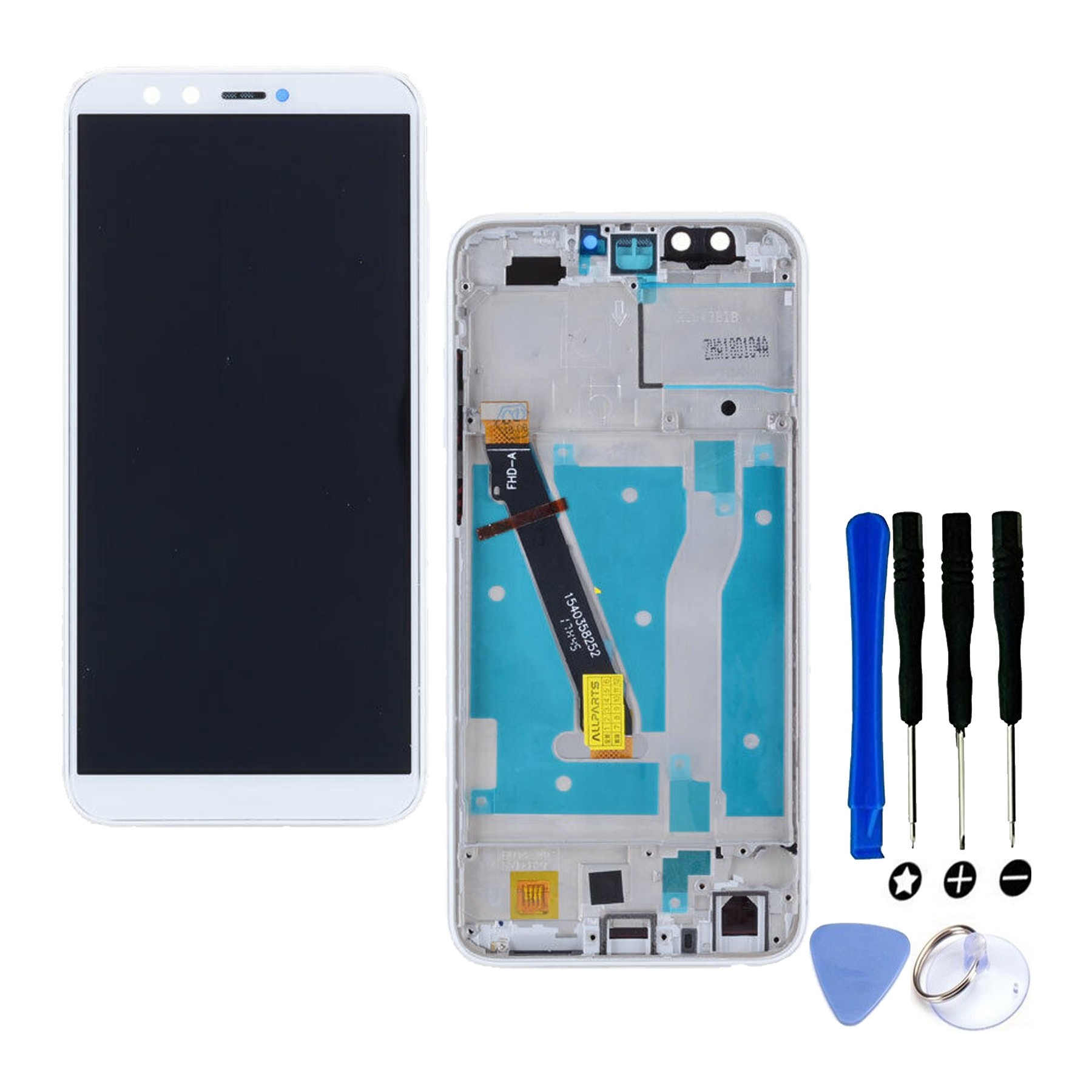 Kit Reparación Pantalla Para Huawei Honor 9 Lite con Marco Blanca