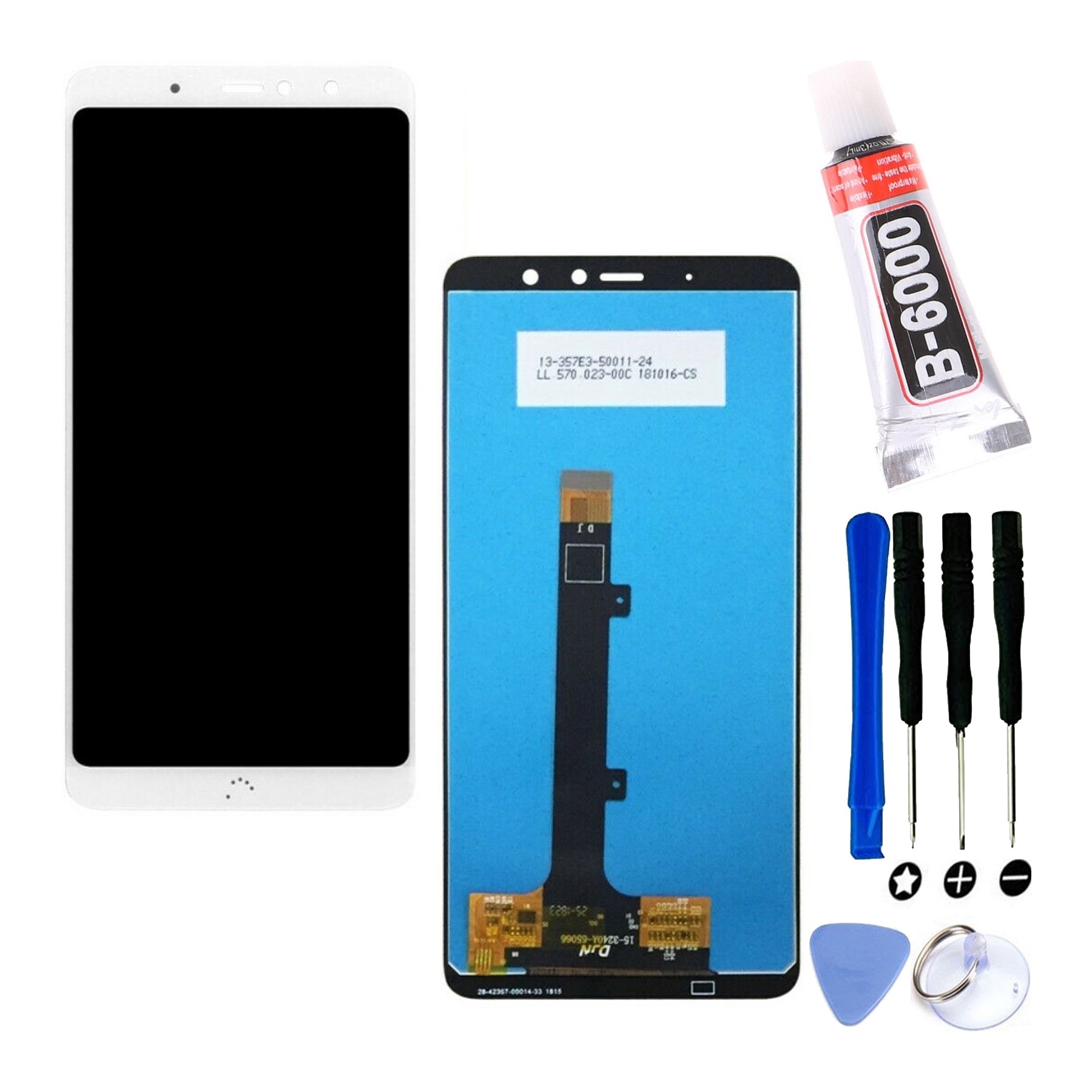 Kit Reparación Pantalla para Bq Aquaris X2, X2 Pro Blanca