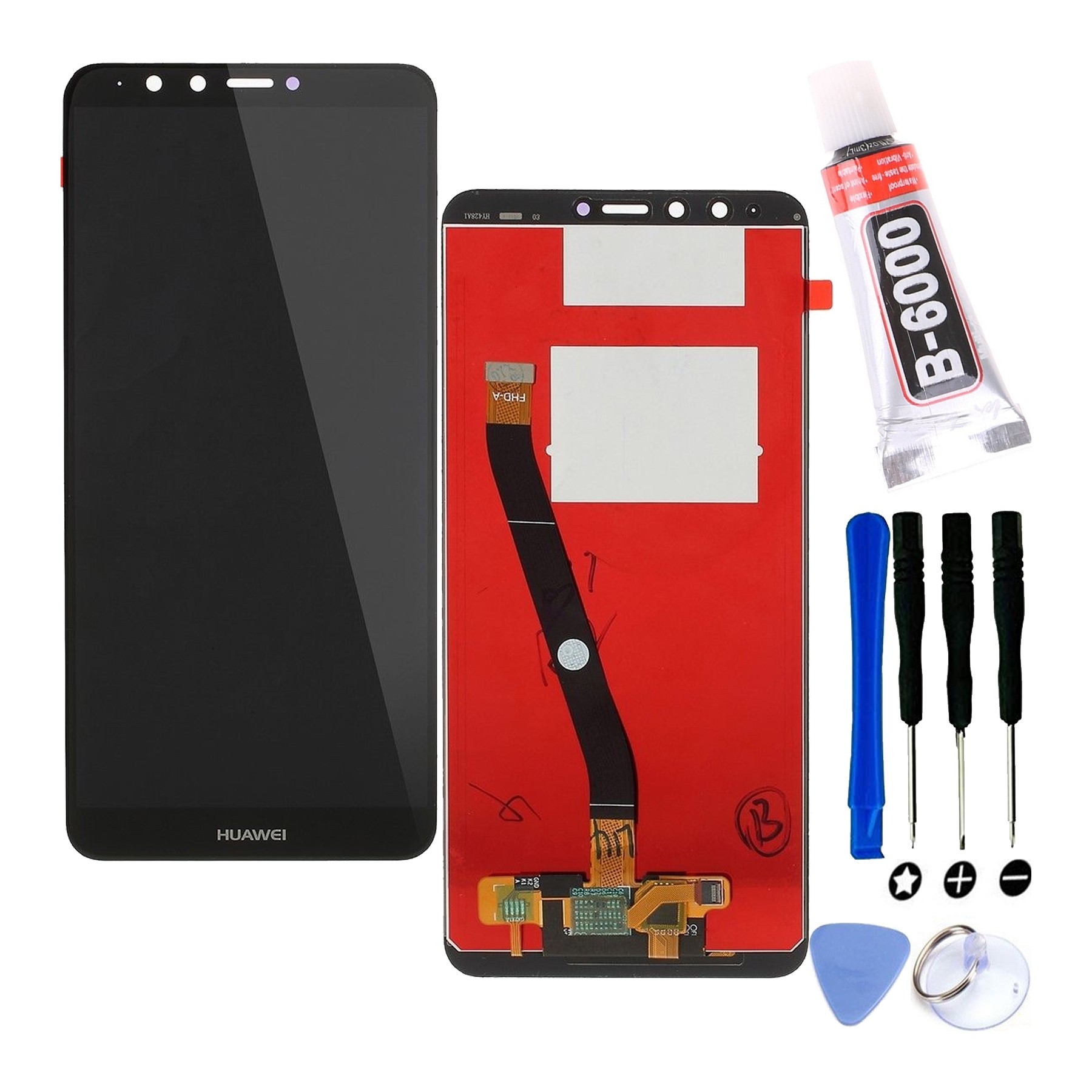 Kit Reparación Pantalla para Huawei Y9 2018 Negra