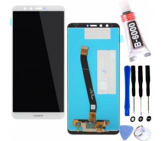 Display for Huawei Y9 2018, Color White  - 1