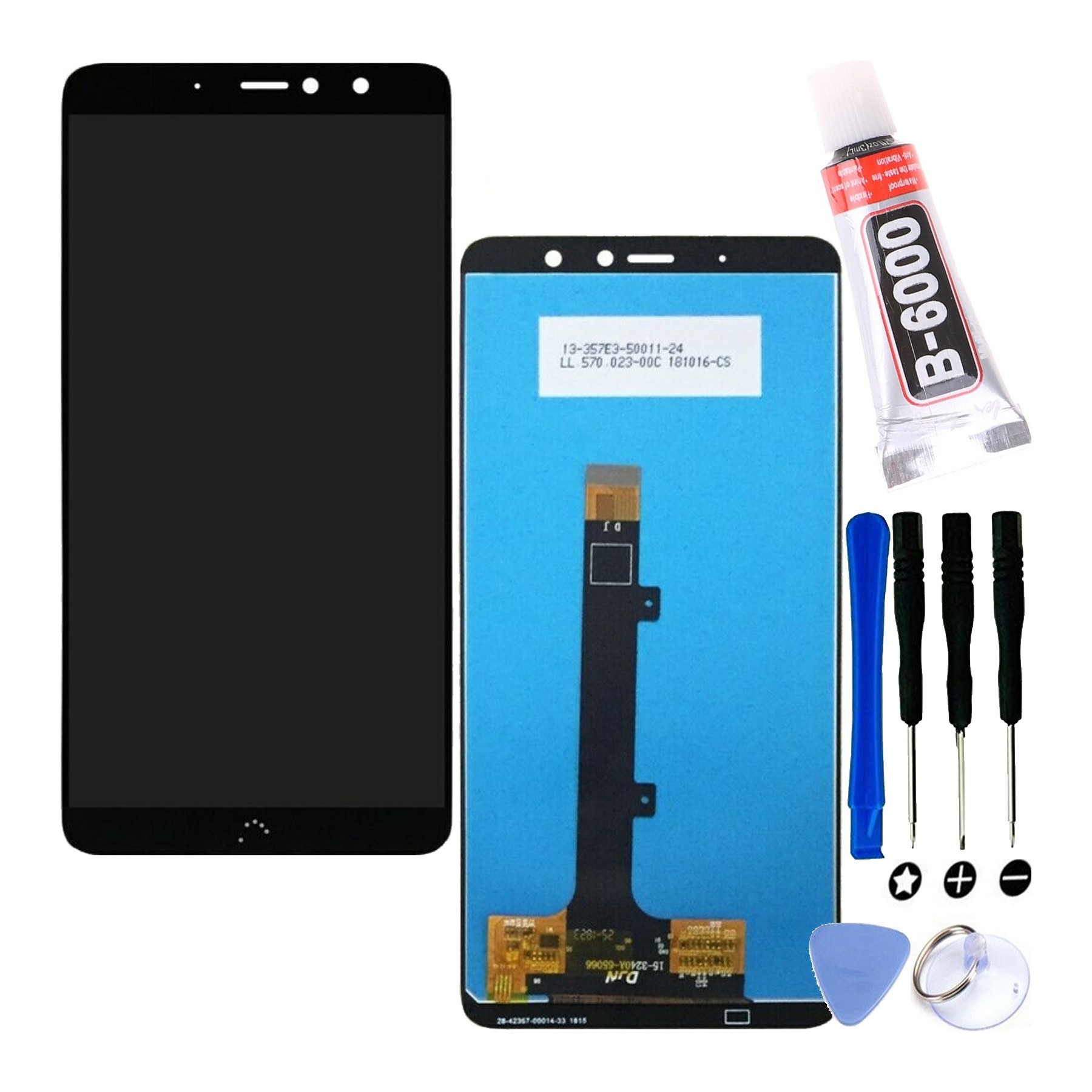 Kit Reparación Pantalla para Bq Aquaris X2, X2 Pro Negra