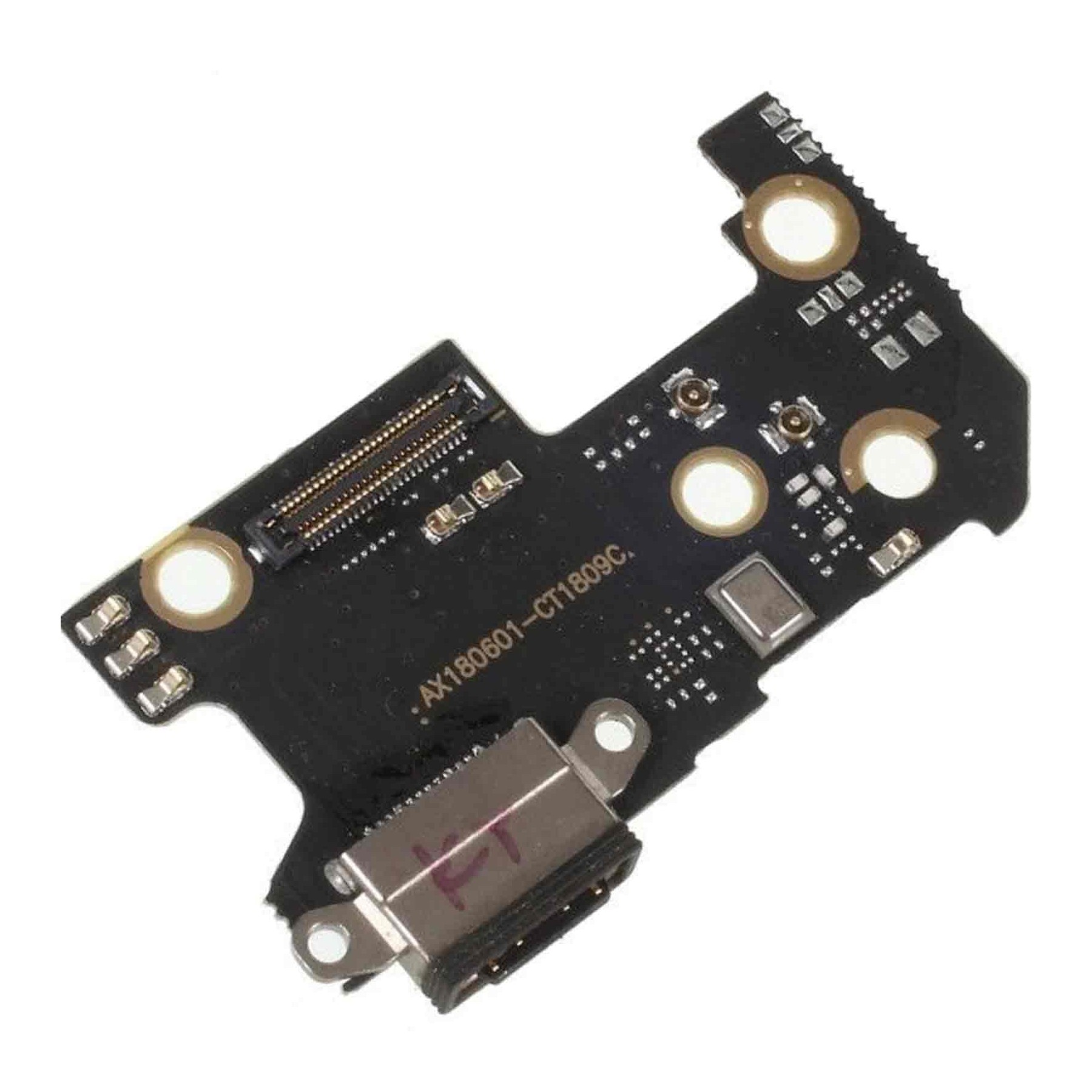 Placa De Carga Usb Tipo C Con Antena & Microfono Para Xiaomi Mi 8