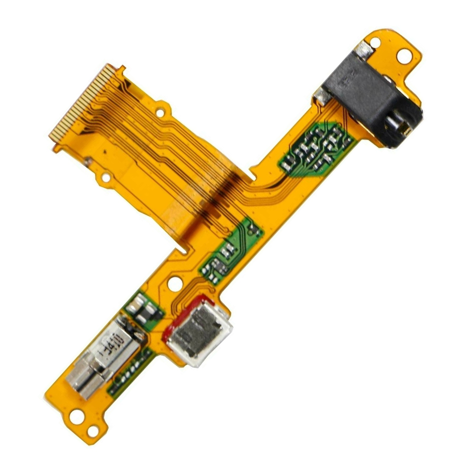 Flex Placa De Carga Micro Usb Para Huawei Mediapad 10 Con Vibrador Y Jack Audio