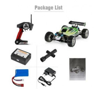 Wltoys A959-B 2.4G 1/18 4Wd 70Km/H Eléctrico Rtr Off Road Buggy Rc Coche R4H0