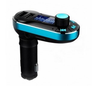 Transmisor Fm Cargador Usb Reproductor Mp3 Manos Libres Bluetooth Para Coche